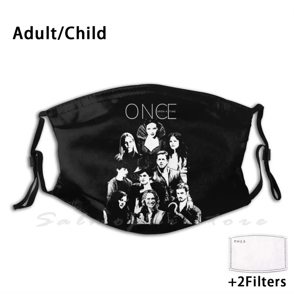 

Once Upon A Time Cast Print Washable Filter Anti Dust Mouth Mask Once Upon A Time Ouat Hook Emma Regina Evil Queen Rumple