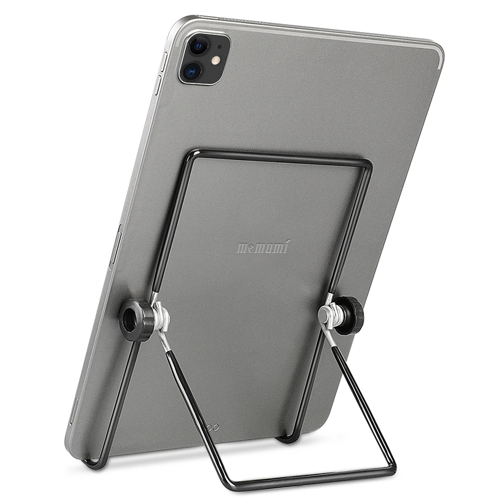 

memumi Tablet Stand Holder Adjustable Foldable 180° Rotation Universal Metal Stand for iPad Pro 11 for Samsung Tab Until 15.6"