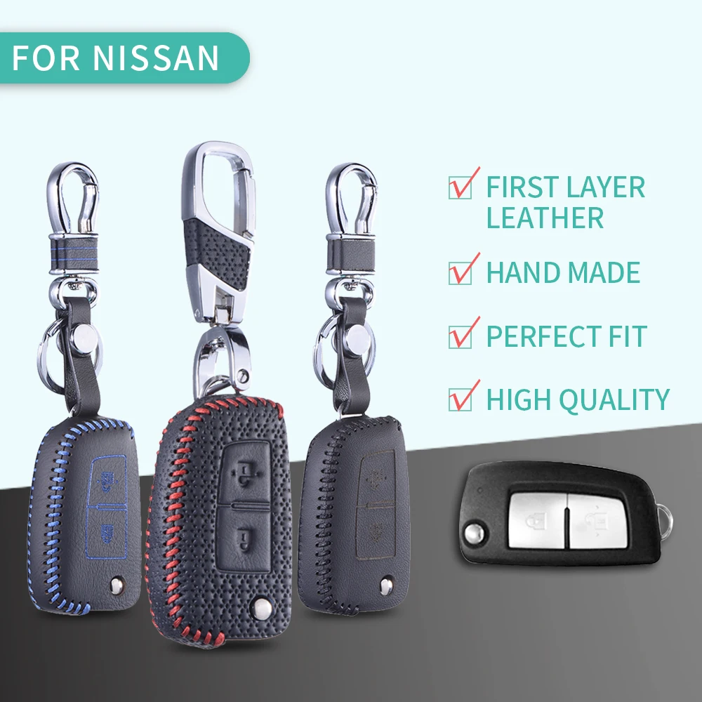 

Key Cover Remote Holder Chain for Nissan Qashqai J11 X-trail Murano Maxima Tiida Altima Juke Quest Livina Nismo