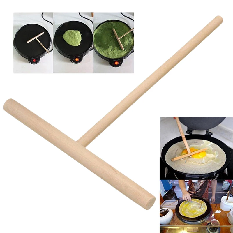 Pancake fruit rake round pancake fruit tool T shape egg cake scraper diy batter