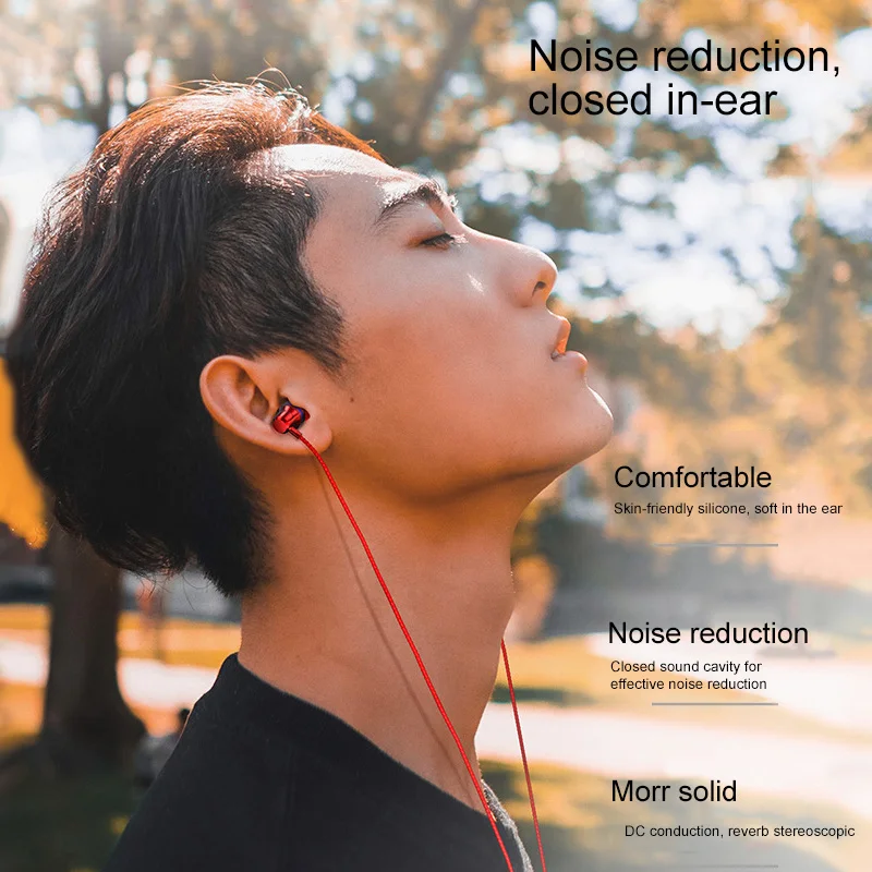 Disour In-Ear Bedrade Oortelefoon 3.5Mm Oordopjes Oortelefoon Stereo Muziek Sport Gaming Headset Met Microfoon Voor Iphone Xiaomi Samsung Huawei