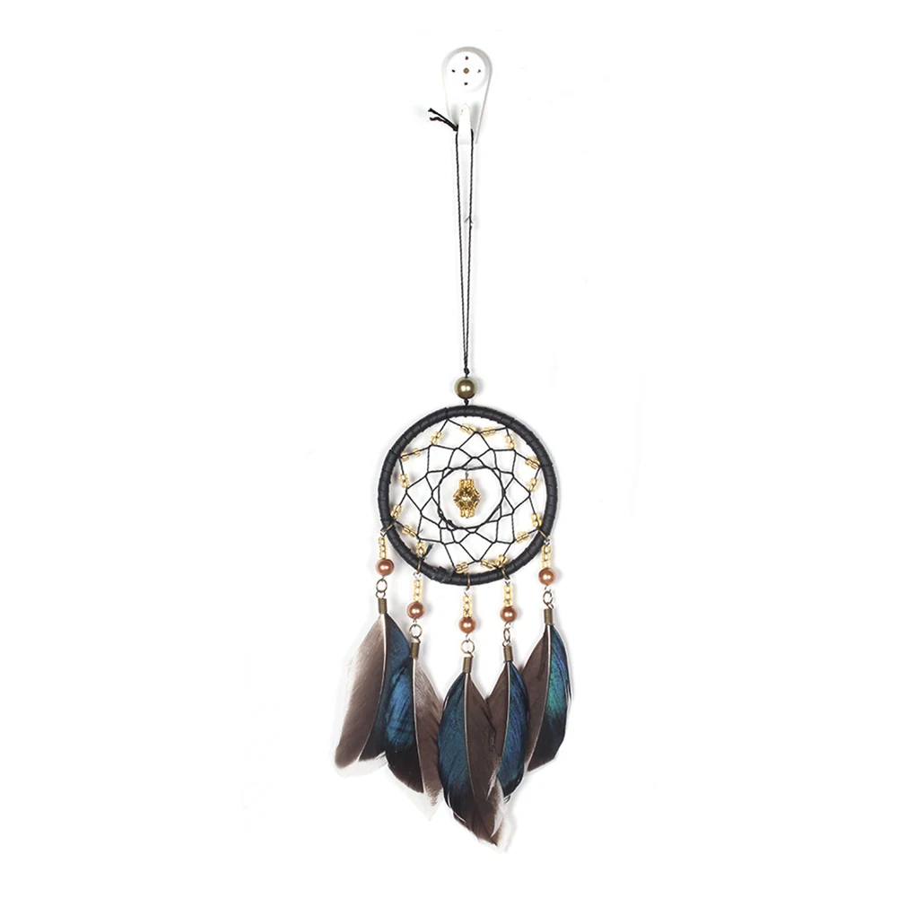 Retro Dream Catcher Pendant Feather Dreamcatcher Wall Hanging Ornaments Handmade Crafts Car Home Bedroom Mini Decoration New