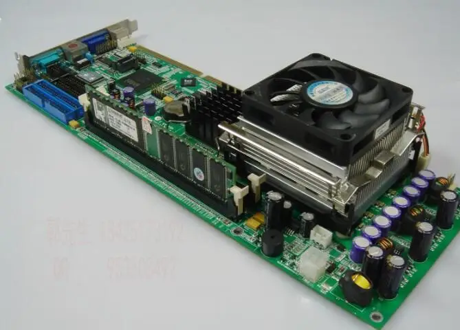 FSC-1713VNA  100% OK IPC Board Full-size CPU Card ISA PCI Industrial Embedded Mainboard PICMG 1.0 With CPU RAM No Fan