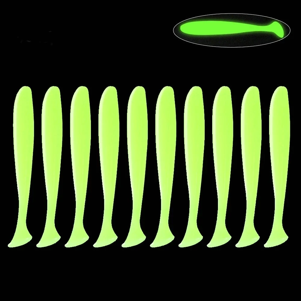 10pcs Jig Soft Bait Silicone Lure Worm Fishing Lures Wobbler 7cm 10cm Attractive Artificial rubber Swivel Bass Fishing