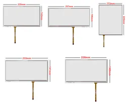 10.1/10.2/10.4 Inch Resistance Digitizer Touch Screen Panel Glass For Car Medical Industrial Control Equipment