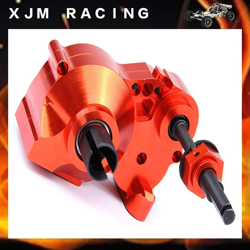 

CNC Heavy Duty Metal Complete Diff Gear Box FOR 1/5 HPI Rovan KM MCD GTB RACING BAJA 5b 5t 5sc SS TRUCK RC CAR PARTS