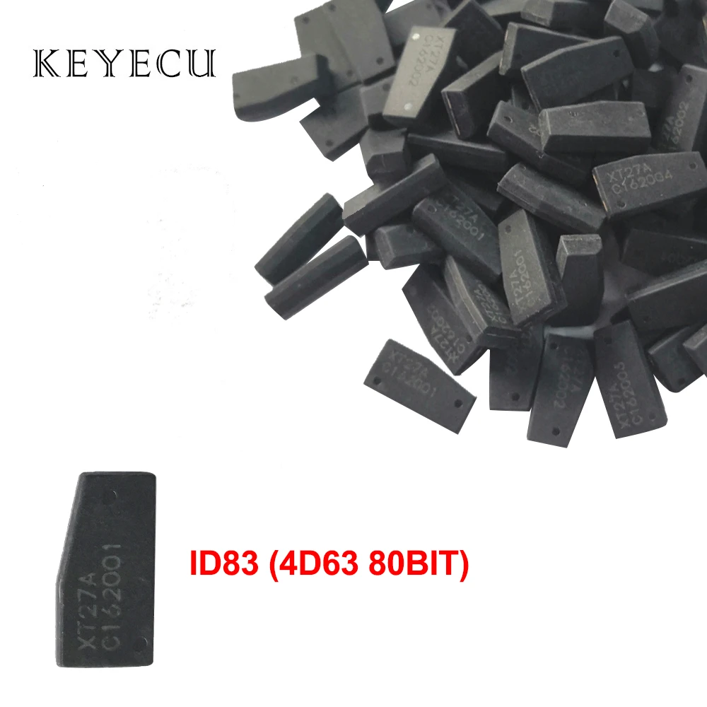 

Keyecu 4D63 80BIT 80 Bit 4D ID83 Chip Auto Carbon Transponder Chip For Ford For Mazda