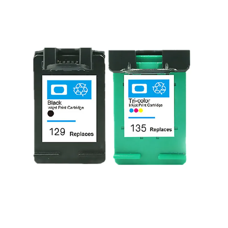 Compatible for hp 129 135 Cartridge for hp129 Ink Cartridge for hp Deskjet C4183 5943 6943 6983 D4163 2575 printer