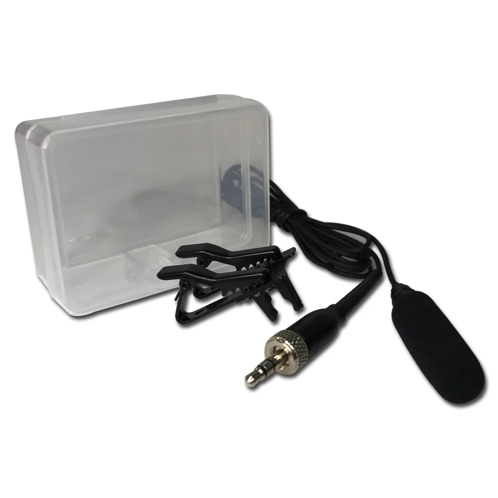 Long range Sound-absorbing !! Lavalier Lapel Microphone Condenser Mic for Sennheiser Wireless Transmitter 3.5mm lock Screw jack