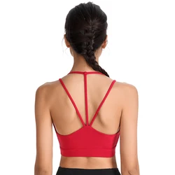 Reggiseno Fitness donna taglie forti XXL Push Up ad alto impatto Nylon antiurto senza fili comoda palestra esecuzione allenamento abbigliamento sportivo top sportivi