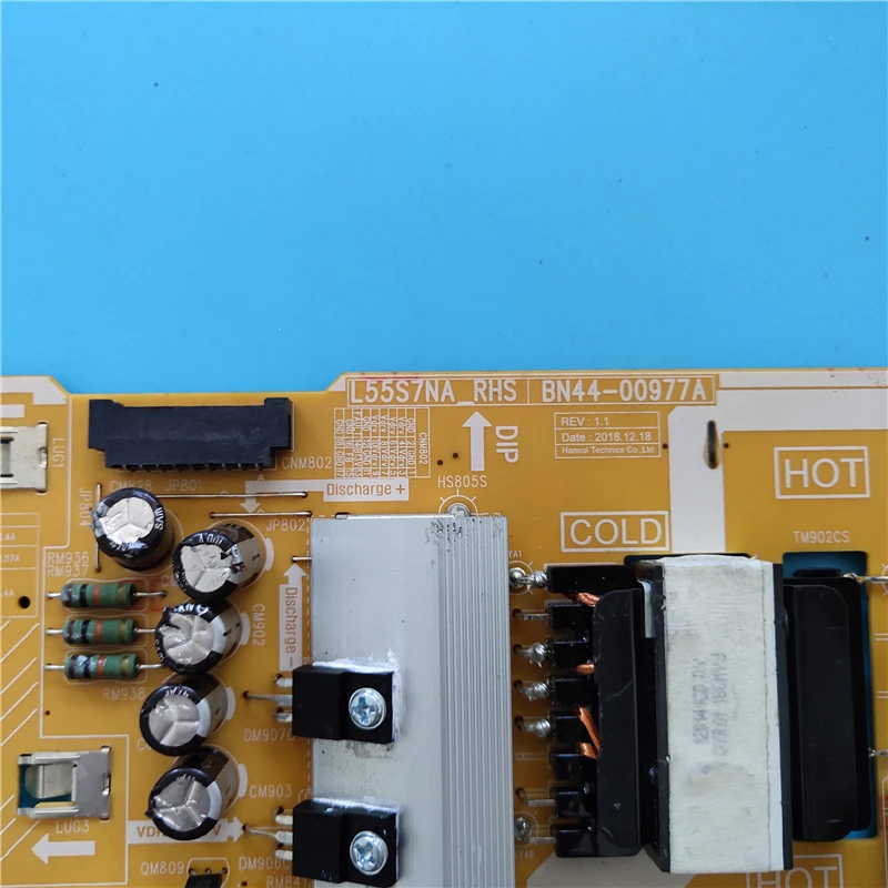 ดีสำหรับ BN44-00977A L55S7NA_RHS Power Supply Board QE55Q70RAF QE55Q60RAT QE55Q70RAT QN49Q70RAF GQ55Q70RGT GQ49Q70RGT