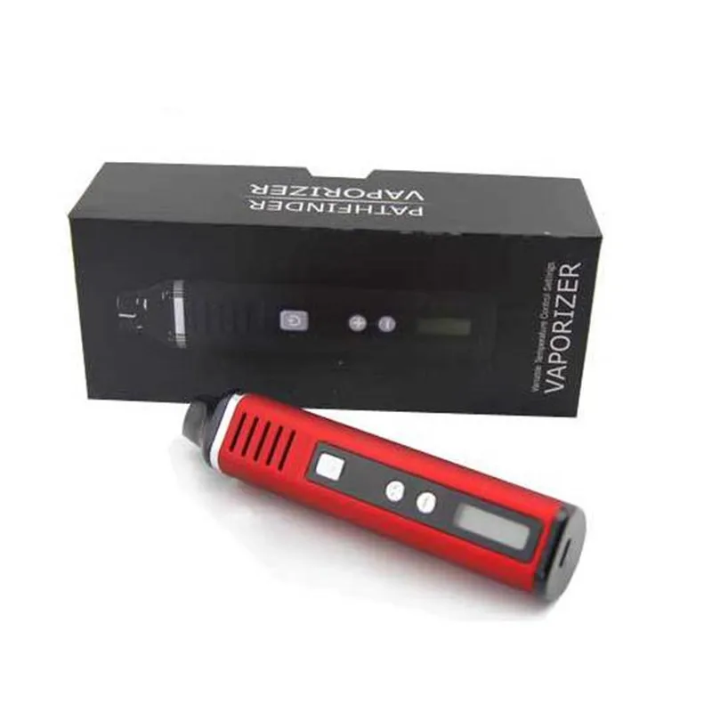 Original Hugo Vapor E-Cigarette Pathfinder V2 Dry Herb Vaporizer 2200mAh Temp Control Pathfinder II Herbal Wax Mod Vape Pen Kit