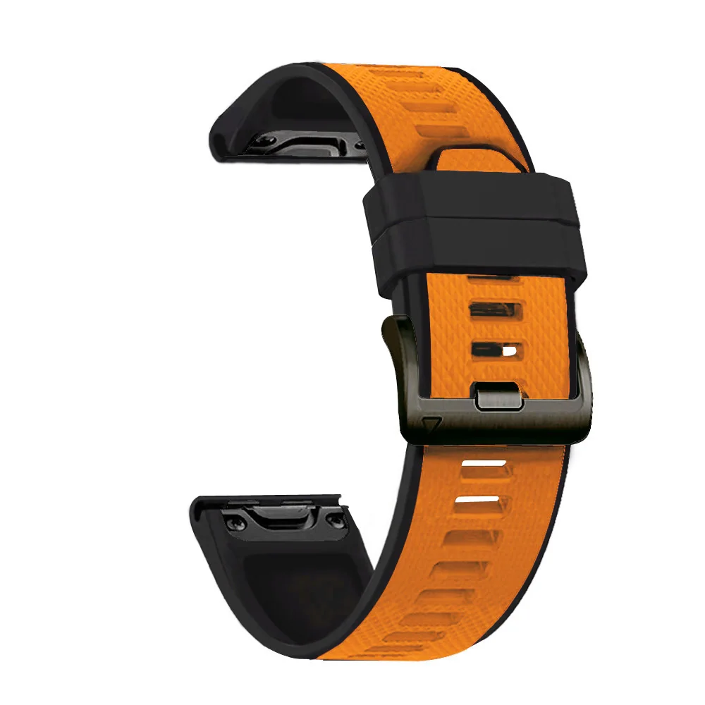 NEW Sport Silicone Watchband Wriststrap for Garmin Fenix 7X7 6X 6 Pro 5X 5 Plus 3HR 26 22mm Easy Fit Quick Release Wirstband