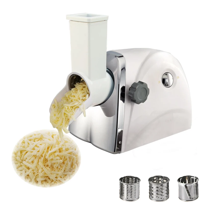 

Electric Cheese Grating Machine Commercial Cheese Slicer Shredder 300w Cheese Vegetable Shredding Slicing Machines