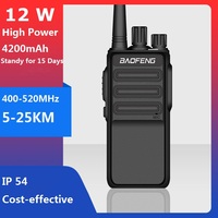 10-25KM Real 12W 4200mAh 1/2pcs BaoFeng BF-1904 Portable Sets Cb Radio Comunicador 400-520MHz  Walkie Talkie