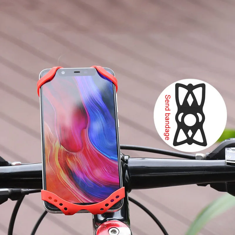 

Bicycle Silicone Mobile Phone Bracket Electric Car Skateboard Motorcycle Multifunctional Mobile Phone Navigation Bracket