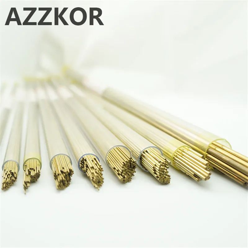 Multi Hole Brass Copper Tube For Edm Drilling Machine  Wire Cutting Accessories Slow Running Electrode Consumables 1.2mmx400