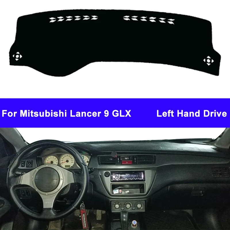 Car Dashboard Cover For Mitsubishi Lancer 9 GLX Dash Mat Pad Dash Board Cover Carpet Auto Sun DashMat Car Styling Protector