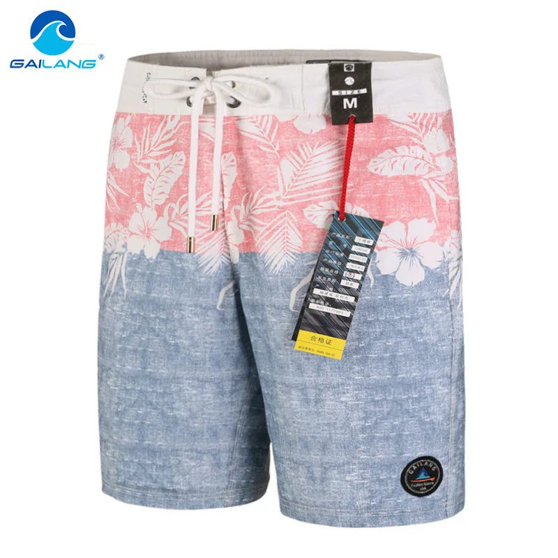 Gailang Brand Men Swimming Boxer Trunks Hight Quality Surfing Swimwear Quick Drying Boardshorts Square Cut Bermuda Man Swimsuits