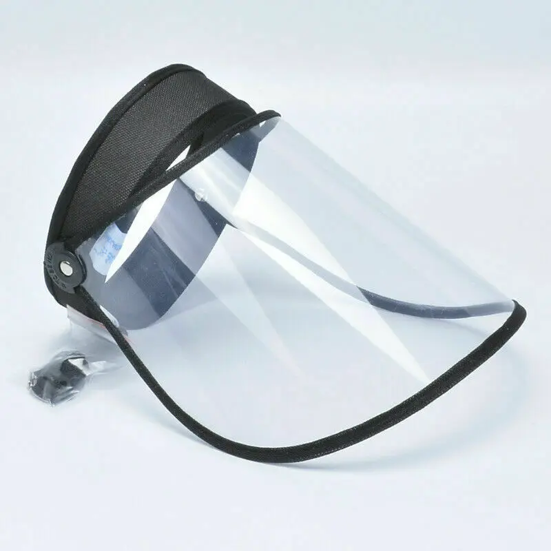 Anti-Saliva Dustproof Mask Transparent PVC Safety Faces Shields Screen Spare Visors For Head Eye Protection dust mask