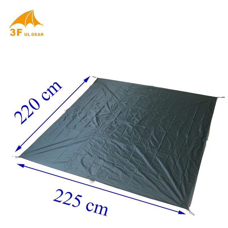 Moistureproof PU Coating Ground Sheet, 225*220 cm, 3F Gear