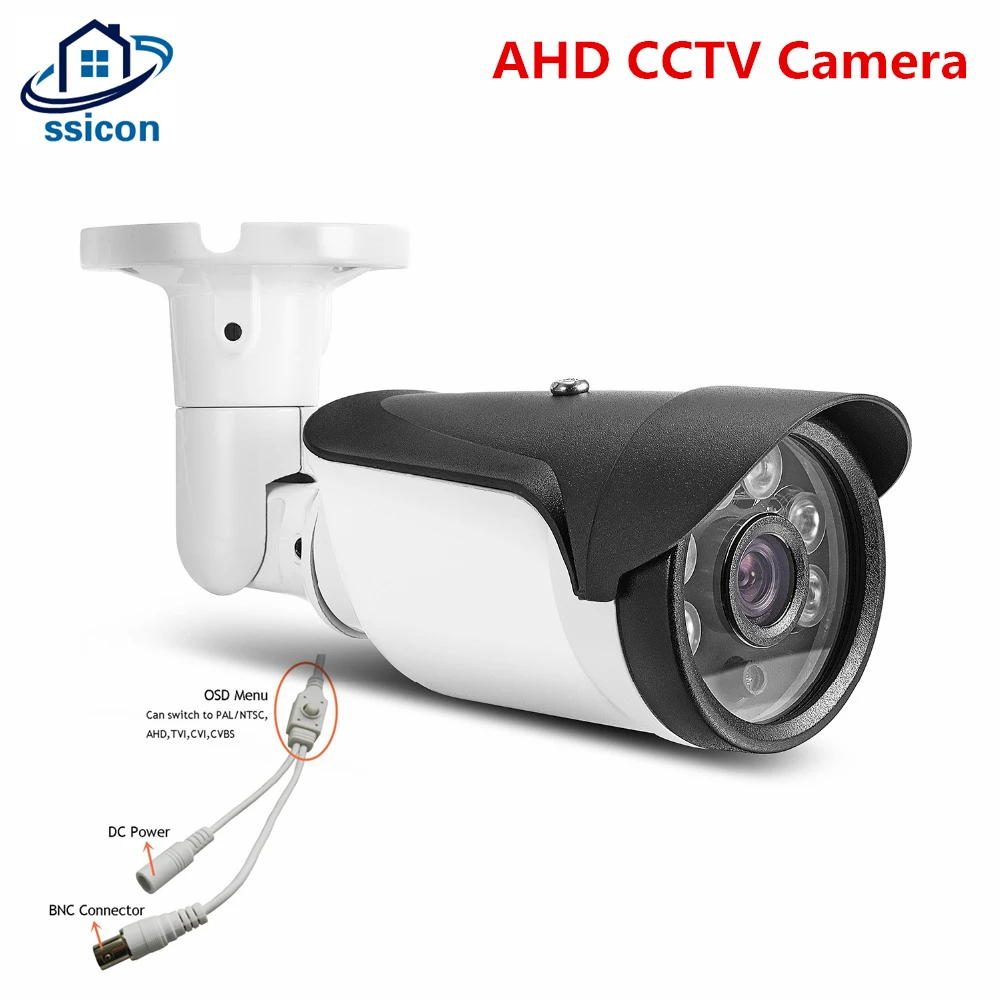 

5MP MINI Bullet AHD Camera Outdoor Waterproof 4 IN 1 AHD TVI CVI CCTV Analog Security Camera Night Vision With OSD Menu