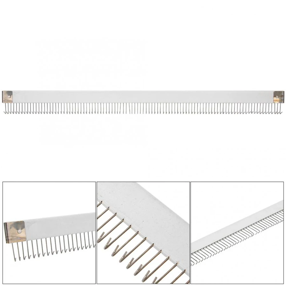 18\'\'/45cm 98 pins Stainless Steel Silver Cast on Comb Knitting Machine for Brother Knitting Machine needle part