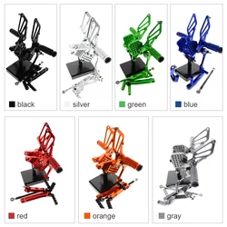For Ducati 749 /999 /748/919/996/998 CNC Aluminum Adjustable Motorcycle Rearset Footrests Shift Gear Lever Foot Pegs Pedal