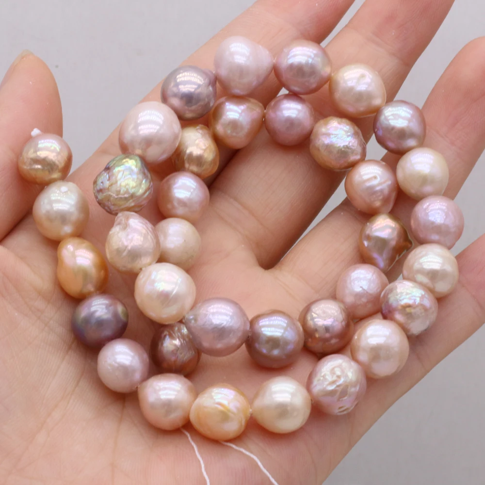 100% Natuurlijke Zoetwater Grote Barokke Parel Onregelmatige Kralen Losse Parels Voor Diy Bedelarmband Ketting Sieraden Accessoires Maken - afbeelding 1