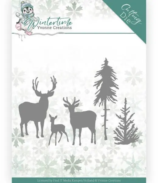 AliliArts Metal Cutting Dies Deer & Tree diy Scrapbooking Photo Album Decorative Embossing PaperCard Crafts Die 2020