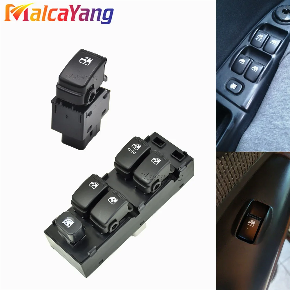 LHD RHD Master Window Control Panel Switch Button 93570-1C110 Glass Frame Riser FOR HYUNDAI MATRIX GETZ KIA CARENS