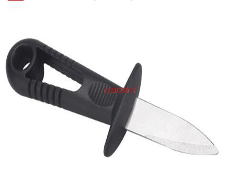 Stainless steel oyster knife plastic handle kitchen oyster knife