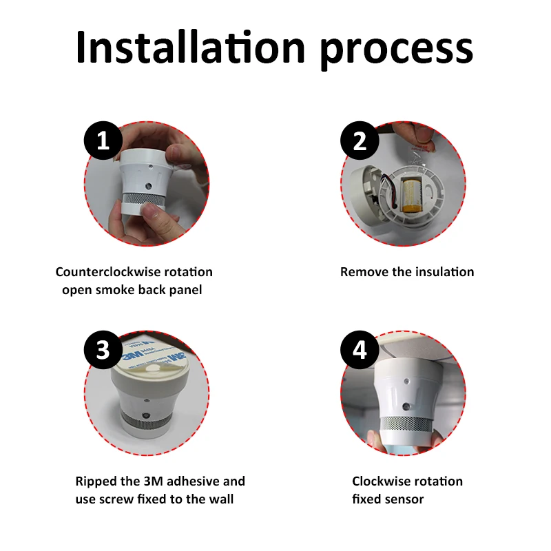 CPvan-alarma de humo Tuya de alta sensibilidad, protección contra incendios, Detector de humo Wifi, combinación de humo, sistema de seguridad para el hogar