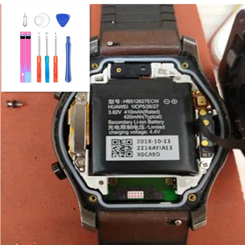 High capacity HB512627ECW HB442528EBC Battery for HUAWEI watch 2 1 watch1 LEO-B09 Watch2 Pro 4G EO-DLXXU +free tools