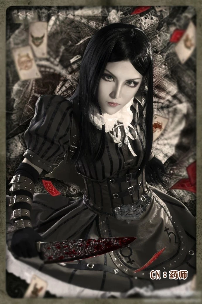 COS-HoHo أنيمي أليس: الجنون يعود أليس البخار البدلة نسخة التسامي فستان موحد تأثيري حلي هالوين الزي النساء