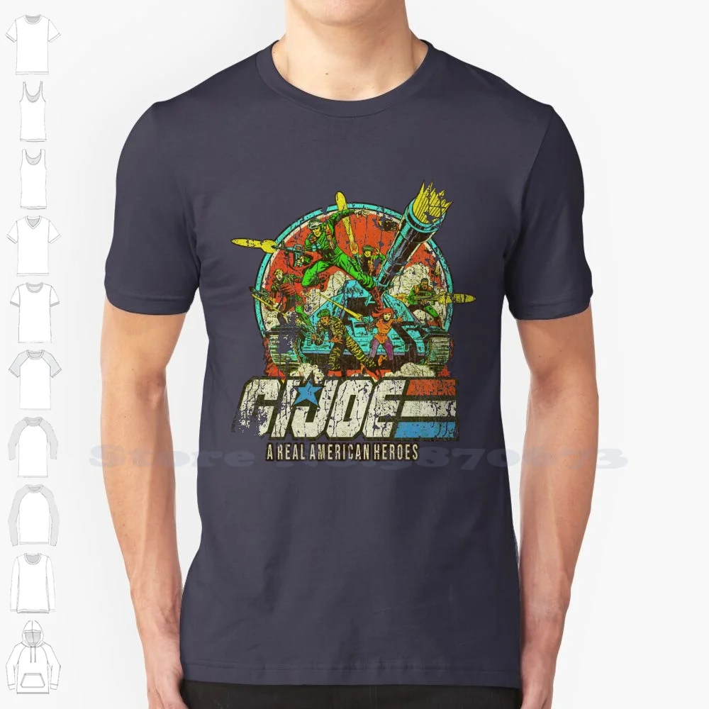 G.i. Joe Real American Heroes Vintage Cartoons Fashion Vintage Tshirt T Shirts Gi Joe G I Joe Arah 80s Commander Gijoe Army