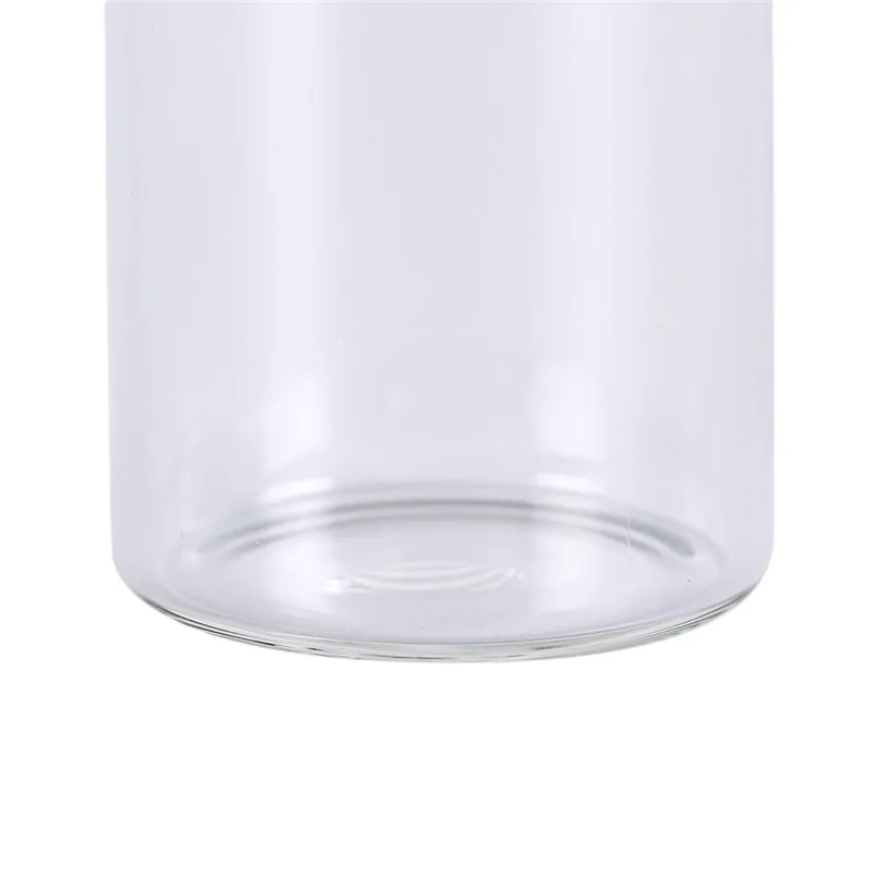 1pcs 20ml Clear Lab Small Glass Vials Bottles Containers With Black Screw Cap Liquid Sampling Sample Glass Bottles