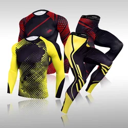Ski Underwear Suit Men Breathable Wicking Snowboard Skiing Underwear T-shirt Pants Winter Outdoor Sports Ski Thermal Set