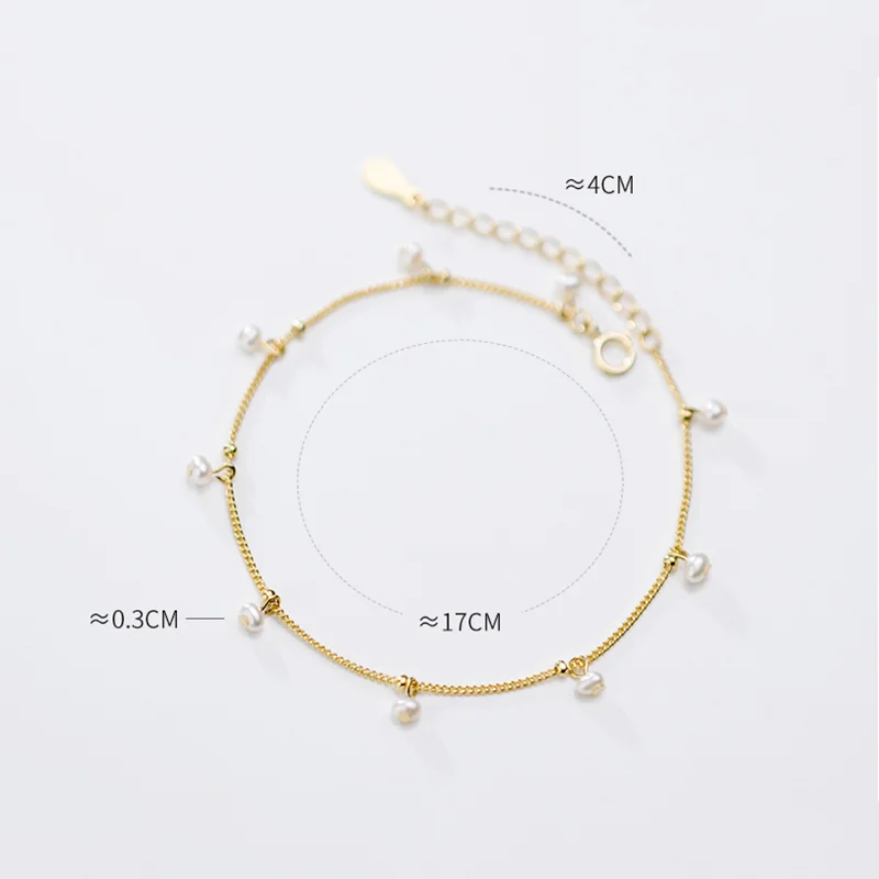 WOOZU 925 Sterling Silver Korean Baroque Pearl Charm Bracelets For Women Personality Wedding Romantic Chic Birthday Jewelry Gift