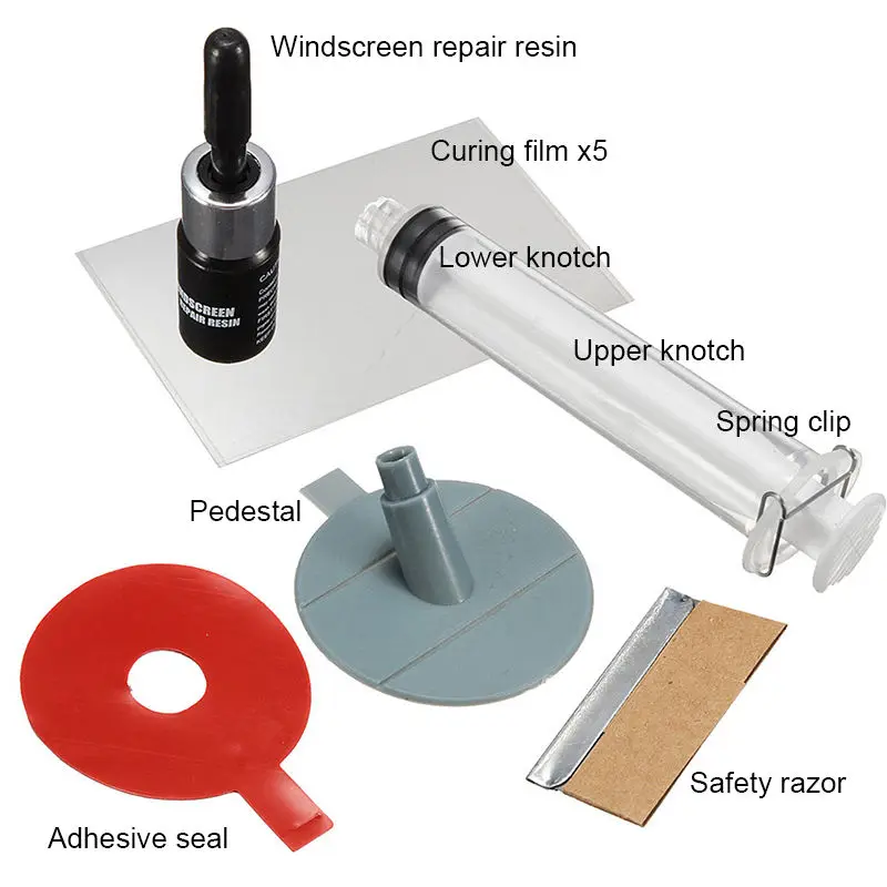 DIY Windshield Repair Kit Invisible Repair Laminated Glass Windows Strongly Permeable Hermetic Bonding Auto Repair Tool Set