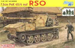 DRAGON 1/35 6640 7.5cm Pak 40/4 auf RSO