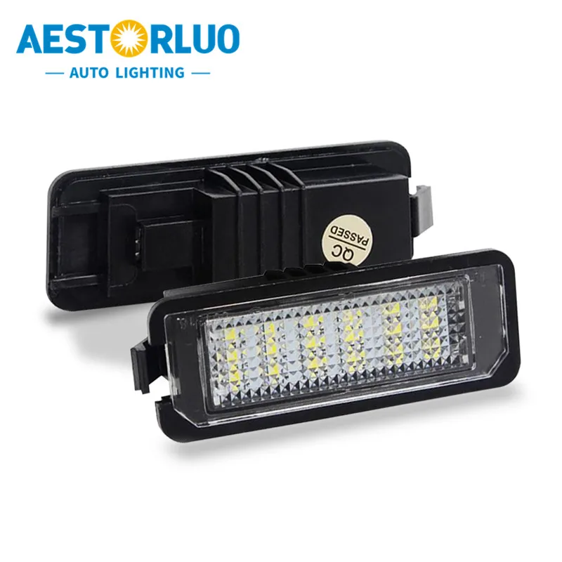 

2pcs Error Free Factory Supply Canbus LED License Plate Light For Seat Altea Exeo/ST IBIZA/ST Leon Toledo White 12V