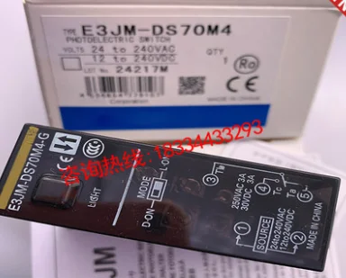 

FREE SHIPPING %100 NEW E3JM-DS70M4 otoelectric switch, photoelectric sensor 70cm AC220v DC24