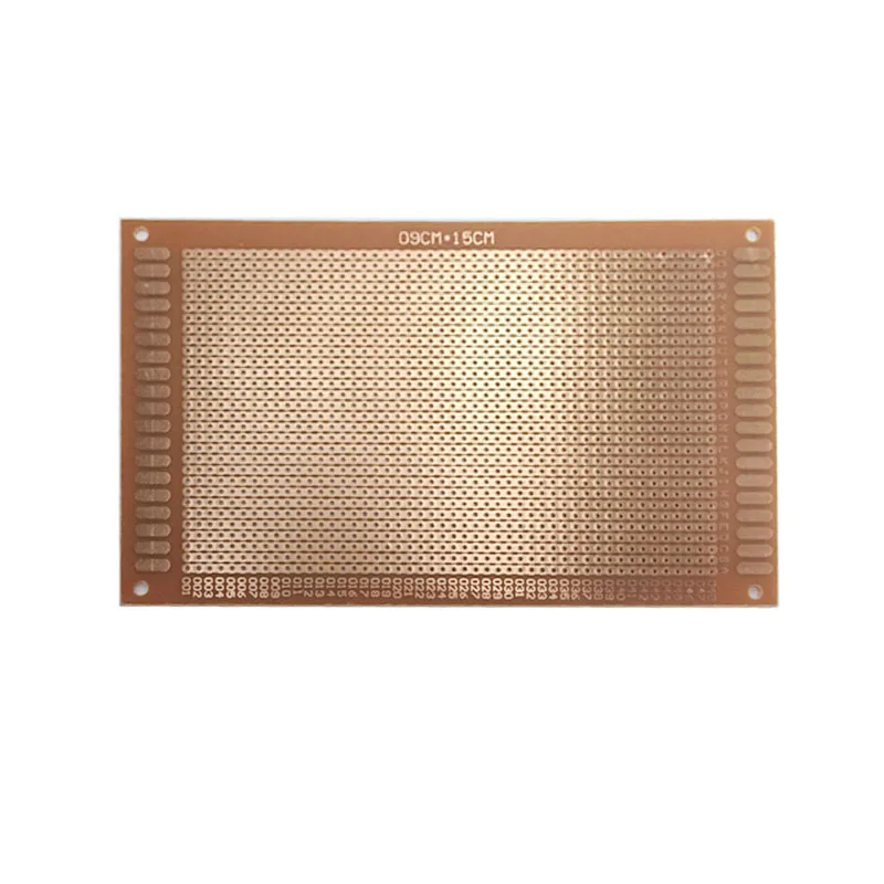Linhas conectadas 2pcs DIY Paper Prototype PCB Universal Experiment Matrix Circuit Board Único furo 9x15cm