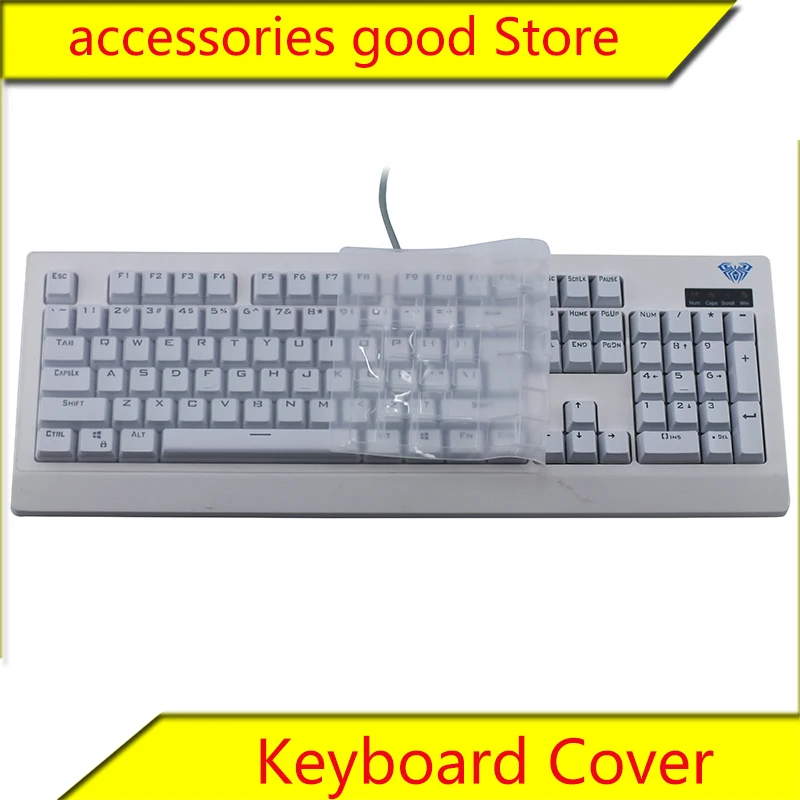 Keyboard Cover for Tarantula Ghost King Three Zone 104-key Spike Desktop Game Mechanical Keyboard Dustproof Film Protecter Film