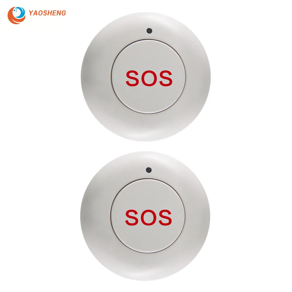 Home Security Alarm System Smart Wireless SOS Emergency Panic Button for Solar Powered Outdoor Siren