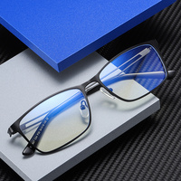 Reven Jate 5927 Full Rim Alloy Front Flexible Plastic TR-90 Temple Legs Optical Eyeglasses Frame for Men and Women Eyewear