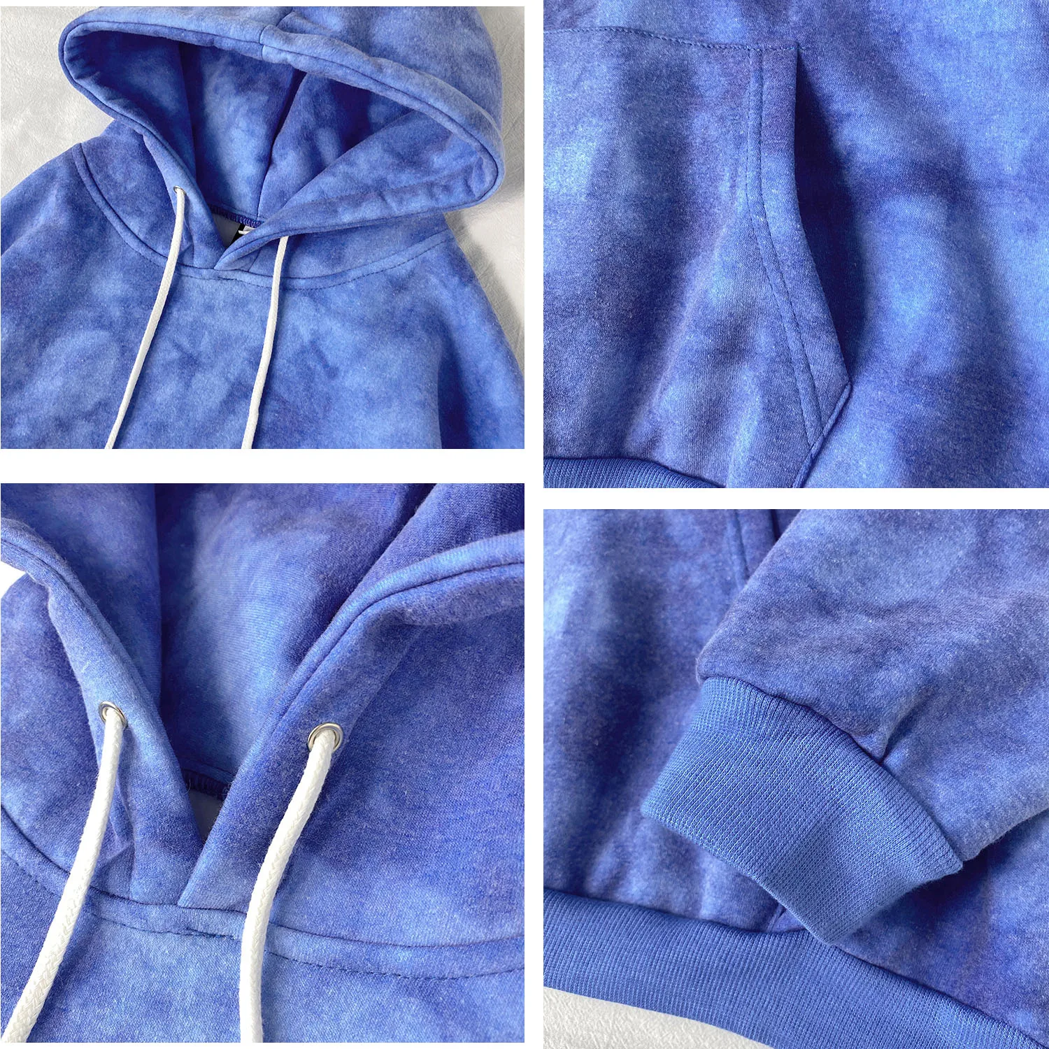 Hoodies ผู้หญิง2021ฤดูหนาว Hooded Sweatshirts ผู้หญิงขนแกะแฟชั่น Camouflage Blue แขนยาวสุภาพสตรี Tracksuit Sudadera Pullover