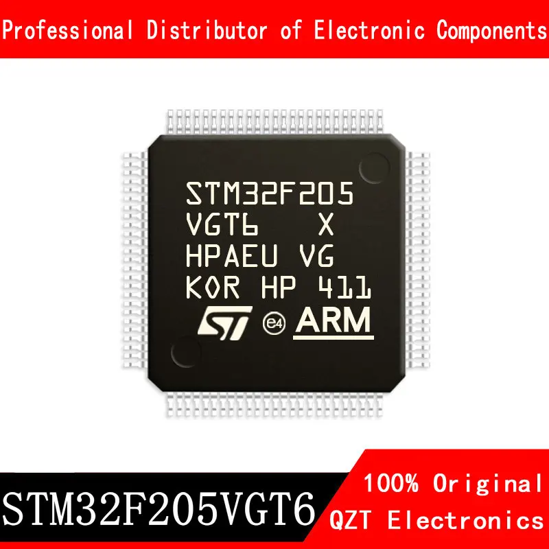 5 stks/partij nieuwe originele STM32F205VGT6 STM32F205 LQFP100 microcontroller MCU Op Voorraad