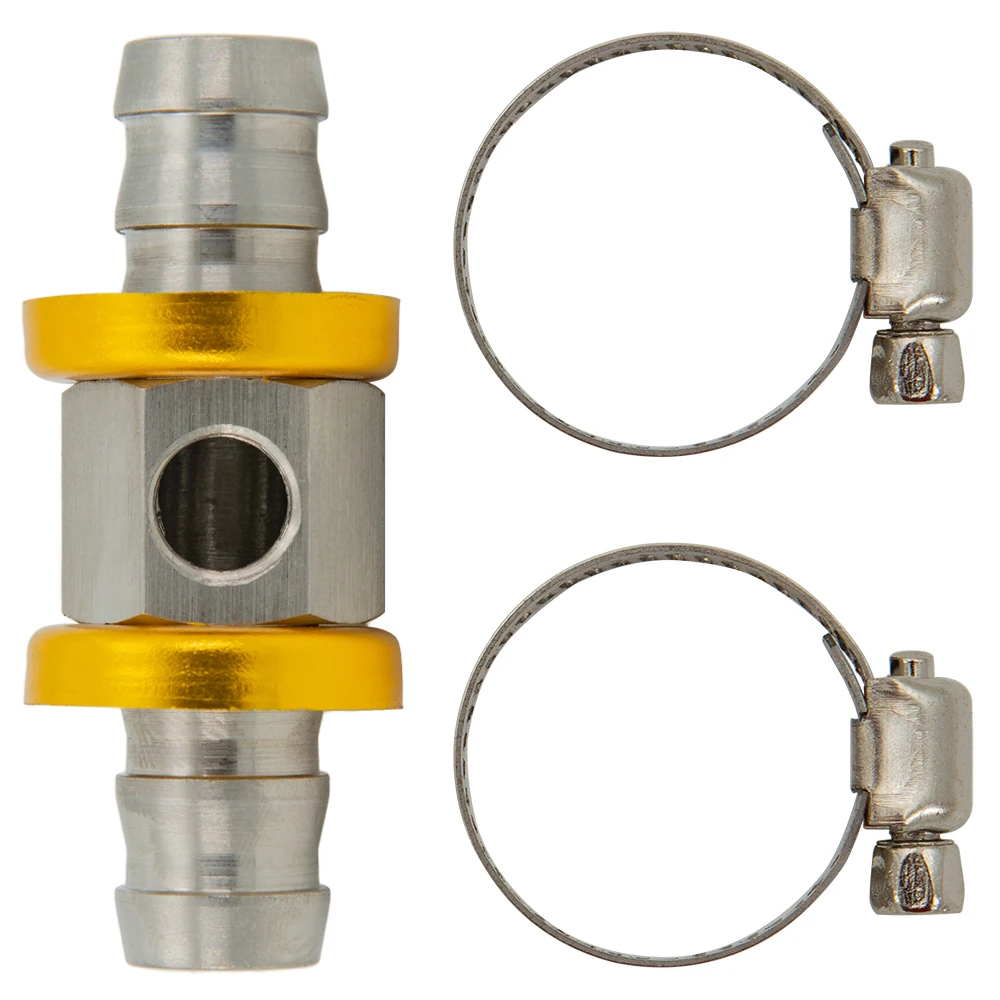 Aluminum 1/8 NPT Oil Pressure Sensor Tee To 1/2(3/8)NPT Adapter Turbo Supply Feed Line Gauge NPT Male Famale Joint Connector